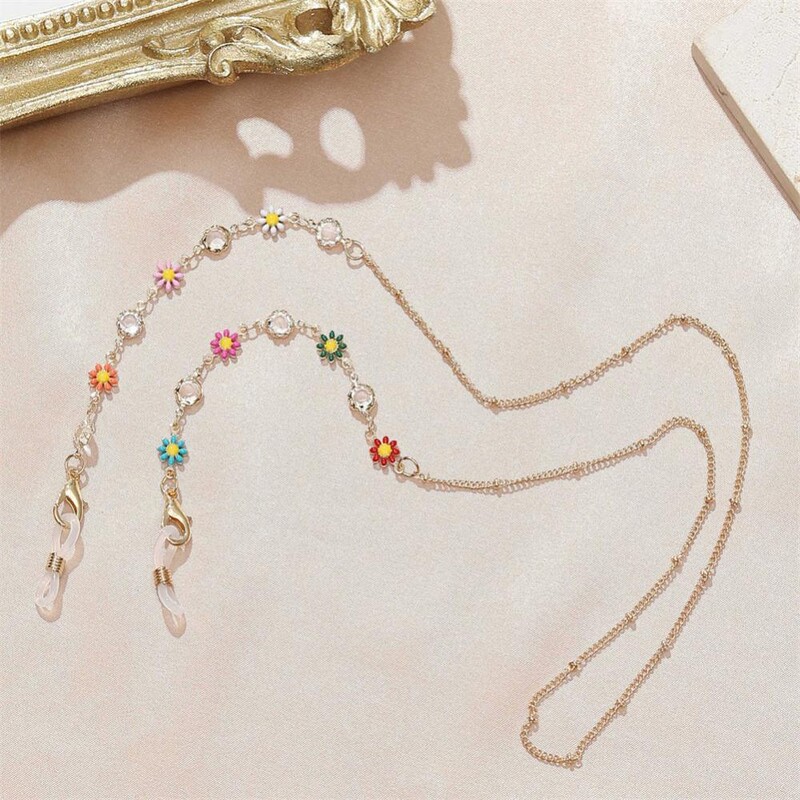 Kaukės grandinėlė Apsaugos nuo saulės akiniai Dekoratyvinė grandinėlė Daugiafunkcinė kaukė Kabantis Virvelė Kaklo papuošalas Bohemian Akiniai Akinių Grandinėlės