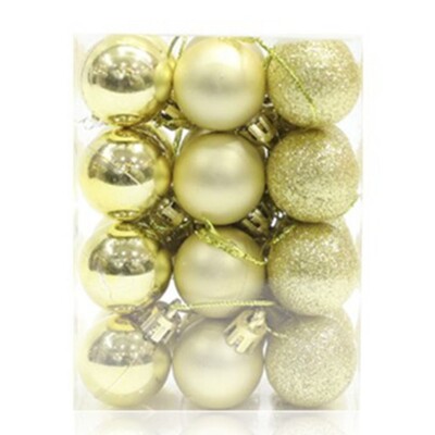 24 τμχ/Σετ Γυαλιστερή μίνι χριστουγεννιάτικη μπάλα με αστραφτερή γυαλιστερή γυαλιστερή πολύχρωμη χριστουγεννιάτικα στολίδια κρεμαστά
