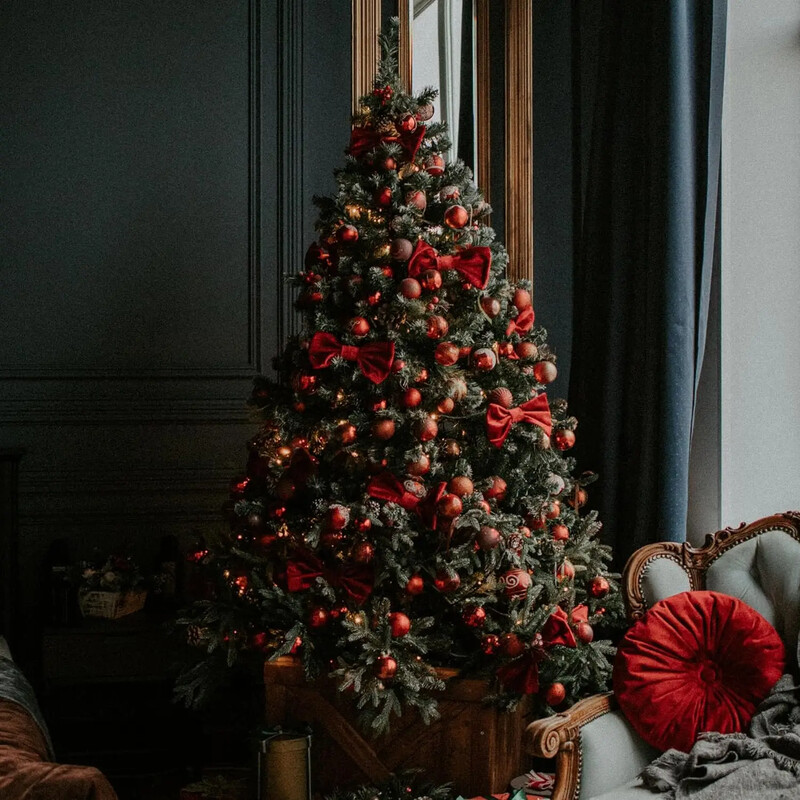 36 τμχ /κουτί 4 εκ. Χριστουγεννιάτικες μπάλες Στολίδια Χριστουγεννιάτικα μενταγιόν Κρεμαστά Δέντρα Μπαλάκια Διακόσμηση πάρτι για Φεστιβάλ Σπιτιού Προμήθειες δώρου