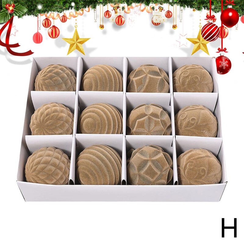 Βελούδινες μπάλες Χριστουγεννιάτικες διακοσμήσεις Χριστουγεννιάτικες μπάλες Δέντρο μπάλα ανθεκτικά ζωηρά χρώματα Βελούδινες μπάλες για χριστουγεννιάτικα δέντρα V9Q8