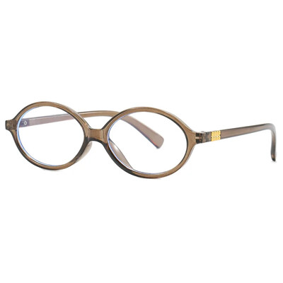 Y2K ρετρό οβάλ σκελετό Αντι-μπλε ανοιχτόχρωμα γυαλιά Γλυκά δροσερά κορίτσια Μαύρα λευκά γυαλιά ματιών Vintage απλά γυναικεία γυαλιά γυαλιά