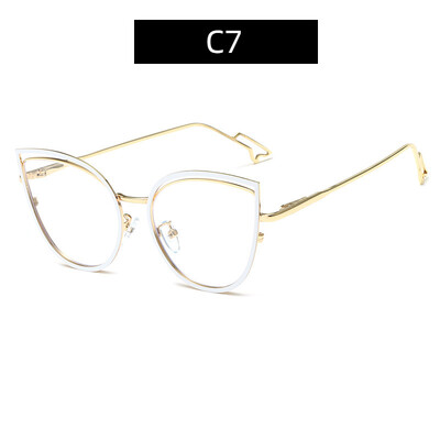 TANOXI Anti Blue Ray Lasīšanas brilles sievietēm Ins Matal Biznesa saulesbrilles Vīriešu Kaķu Acu ēnas Aizsargbrilles Uv400 Oculos Sol