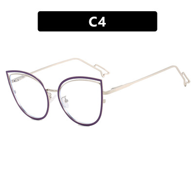 TANOXI Anti Blue Ray Lasīšanas brilles sievietēm Ins Matal Biznesa saulesbrilles Vīriešu Kaķu Acu ēnas Aizsargbrilles Uv400 Oculos Sol