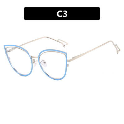 TANOXI Anti Blue Ray Lasīšanas brilles sievietēm Ins Matal Biznesa saulesbrilles Vīriešu Kaķu Acu ēnas Aizsargbrilles Uv400 Oculos Sol