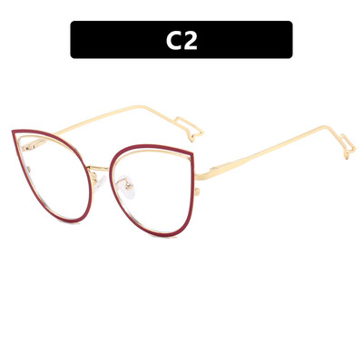 TANOXI Anti Blue Ray Lasīšanas brilles sievietēm Ins Matal Biznesa saulesbrilles Vīriešu Kaķu Acu ēnas Aizsargbrilles Uv400 Oculos Sol