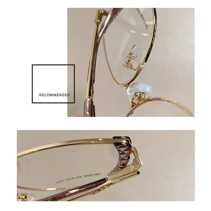 Πολυτελή γυαλιά μυωπίας κατά του μπλε φωτός Μοντέρνα γυναικεία γυαλιά μείον διόπτρα Μόδα κοντά σε γυαλιά όρασης Συνταγογραφούμενα γυαλιά