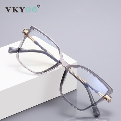 VICKY Simple Design Μοντέρνα γυαλιά αντι-μπλε φωτός με μεγάλο σκελετό Γυναικεία γυαλιά ανάγνωσης Προσαρμόσιμα με συνταγή PFD2208