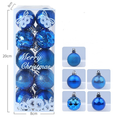 20 vnt. 8 cm baltas kalėdinis rutulys Kalėdų eglutės pakabukas putplasčio sniego kamuolys, skirtas namų Kalėdų dekoravimui Naujųjų metų vakarėlio papuošalai