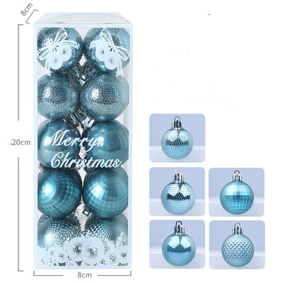 20 vnt. 8 cm baltas kalėdinis rutulys Kalėdų eglutės pakabukas putplasčio sniego kamuolys, skirtas namų Kalėdų dekoravimui Naujųjų metų vakarėlio papuošalai