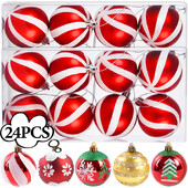 Σετ χριστουγεννιάτικων μπάλες ηλεκτρολυμένες 6 εκ. Χριστουγεννιάτικο μενταγιόν Χριστουγεννιάτικο δέντρο Κρεμαστό στολίδι για DIY Πρωτοχρονιάτικη διακόσμηση σπιτιού