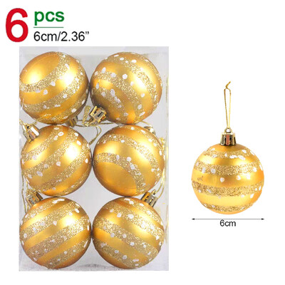 Σετ χριστουγεννιάτικων μπάλες ηλεκτρολυμένες 6 εκ. Χριστουγεννιάτικο μενταγιόν Χριστουγεννιάτικο δέντρο Κρεμαστό στολίδι για DIY Πρωτοχρονιάτικη διακόσμηση σπιτιού