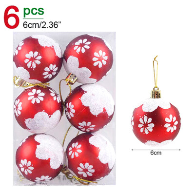 Σετ χριστουγεννιάτικων μπάλες ηλεκτρολυμένες 6 εκ. Χριστουγεννιάτικο μενταγιόν Χριστουγεννιάτικο δέντρο Κρεμαστό στολίδι για DIY Πρωτοχρονιάτικη διακόσμηση σπιτιού