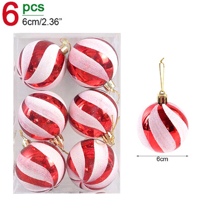 Σετ χριστουγεννιάτικων μπάλες ηλεκτρολυμένες 6 εκ. Χριστουγεννιάτικο μενταγιόν Χριστουγεννιάτικο δέντρο Κρεμαστό στολίδι για DIY Πρωτοχρονιάτικη διακόσμηση σπιτιού