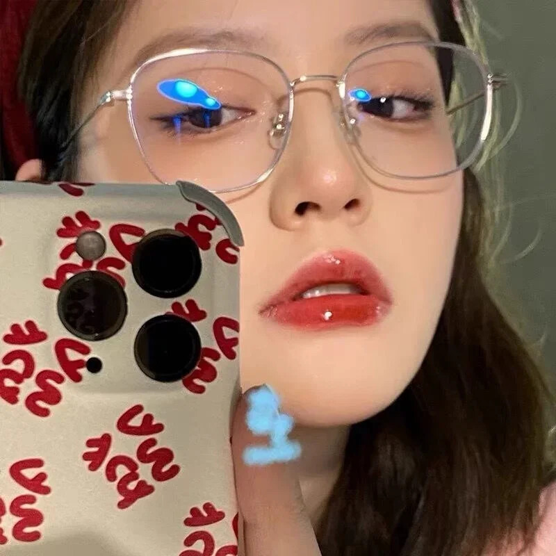 Κομψά γυαλιά Anti Blue Light Γυναικεία Καλοκαιρινό Μαύρο Σκελετός Οπτικό Spectacle Rouge Γυαλιά Οράσεως Προστασία ματιών ανάγνωσης υπολογιστή