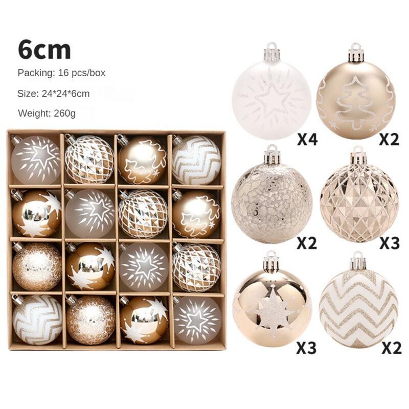 Χριστουγεννιάτικα στολίδια 16 Κόκκινο Πράσινο Λευκό Χριστουγεννιάτικο Διακόσμημα Χριστουγεννιάτικου Δέντρου Κρεμαστό στολίδια για πάρτι για το σπίτι