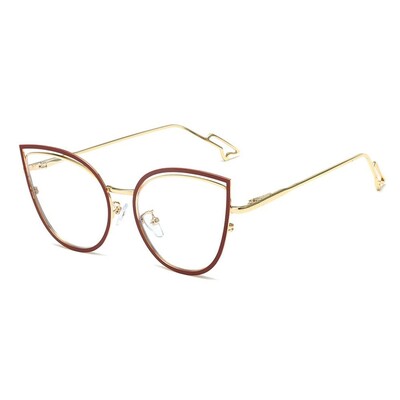 Προστασία ματιών Γυαλιά αντι-μπλε φωτός Μεταλλικά γυαλιά που μπλοκάρουν με μπλε ακτίνα Γυαλιά υπολογιστή Υπερελαφριά στρογγυλά γυαλιά ανδρών Γυναικεία