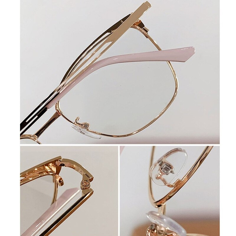 Retro sieviešu briļļu ietvars Pretzilās gaismas brilles Datoru aizsargbrilles Acu aizsardzība Sieviešu brilles Īpaši vieglas optiskās brilles