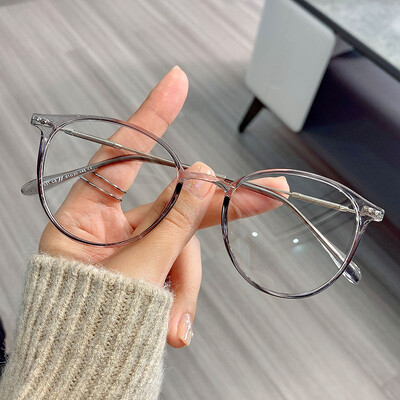 Retro Anti Blue Light Γυαλιά Γυναικεία Ανδρικά Στρογγυλά Γυαλιά Υπολογιστή ανάγνωσης Vintage Oversized οπτικά γυαλιά οράσεως