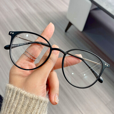 Retro Anti Blue Light Γυαλιά Γυναικεία Ανδρικά Στρογγυλά Γυαλιά Υπολογιστή ανάγνωσης Vintage Oversized οπτικά γυαλιά οράσεως