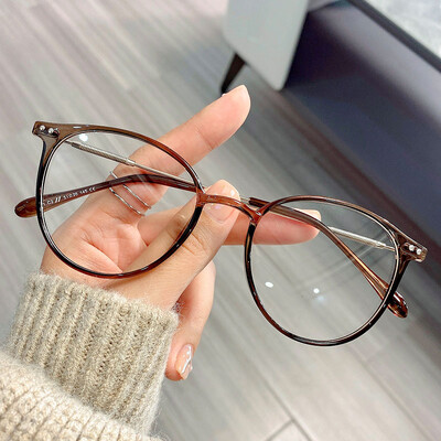 Retro Anti Blue Light Γυαλιά Γυναικεία Ανδρικά Στρογγυλά Γυαλιά Υπολογιστή ανάγνωσης Vintage Oversized οπτικά γυαλιά οράσεως