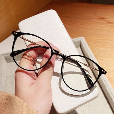Retro Anti Blue Light Γυαλιά Γυναικεία Ανδρικά Στρογγυλά Γυαλιά Υπολογιστή ανάγνωσης Vintage Oversized οπτικά γυαλιά οράσεως