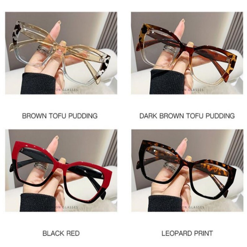 Moterys Vyriški Anti Blue Light Permatomi Kompiuterio akiniai Rėmeliai Apvalūs Akiniai Blokuojantys Akiniai Optiniai Akiniai Katės Akiniai Akiniai