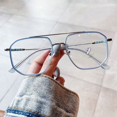 Anti-Blue Light Brilles Sievietēm Vīriešu Lielizmēra Optiskais Rāmis Acu aizsardzība Īpaši Vieglas Brilles Biroja Datorbrilles