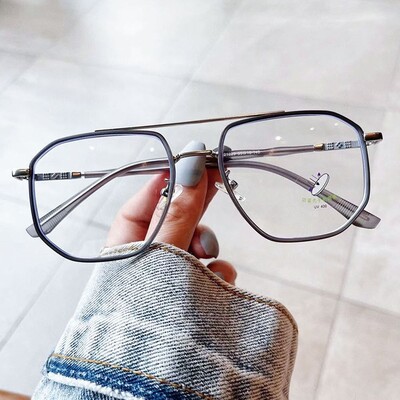 Anti-Blue Light Brilles Sievietēm Vīriešu Lielizmēra Optiskais Rāmis Acu aizsardzība Īpaši Vieglas Brilles Biroja Datorbrilles