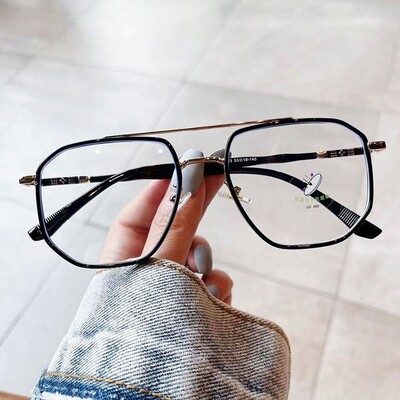 Anti-Blue Light Brilles Sievietēm Vīriešu Lielizmēra Optiskais Rāmis Acu aizsardzība Īpaši Vieglas Brilles Biroja Datorbrilles