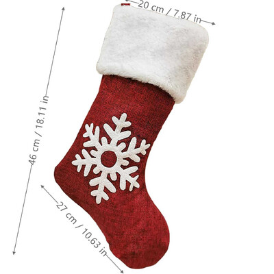 1 τεμ, Χριστουγεννιάτικες κάλτσες τσάντα δώρου, διακόσμηση σκηνής, αξεσουάρ γιορτών, προμήθειες για πάρτι γενεθλίων, διακόσμηση δωματίου, χριστουγεννιάτικο δώρο, διακόσμηση σπιτιού