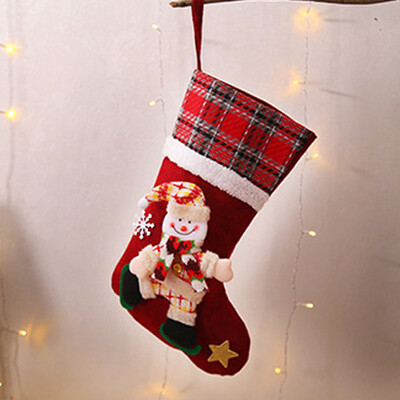 Kalėdų dovana Saldainių krepšys Kalėdų kojinių krepšys Kalėdų Senelis Elnio kojinės Namai Kalėdų eglutės papuošimas Kojinės pakabukas