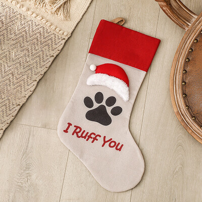 Kalėdinės didelės kojinės Papuošalai Krepšys Dovanų Papuošimai Kalėdų Vaikų Kalėdų Namai Saldainių juostelių vyniojamasis popierius