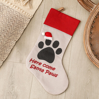 Kalėdinės didelės kojinės Papuošalai Krepšys Dovanų Papuošimai Kalėdų Vaikų Kalėdų Namai Saldainių juostelių vyniojamasis popierius