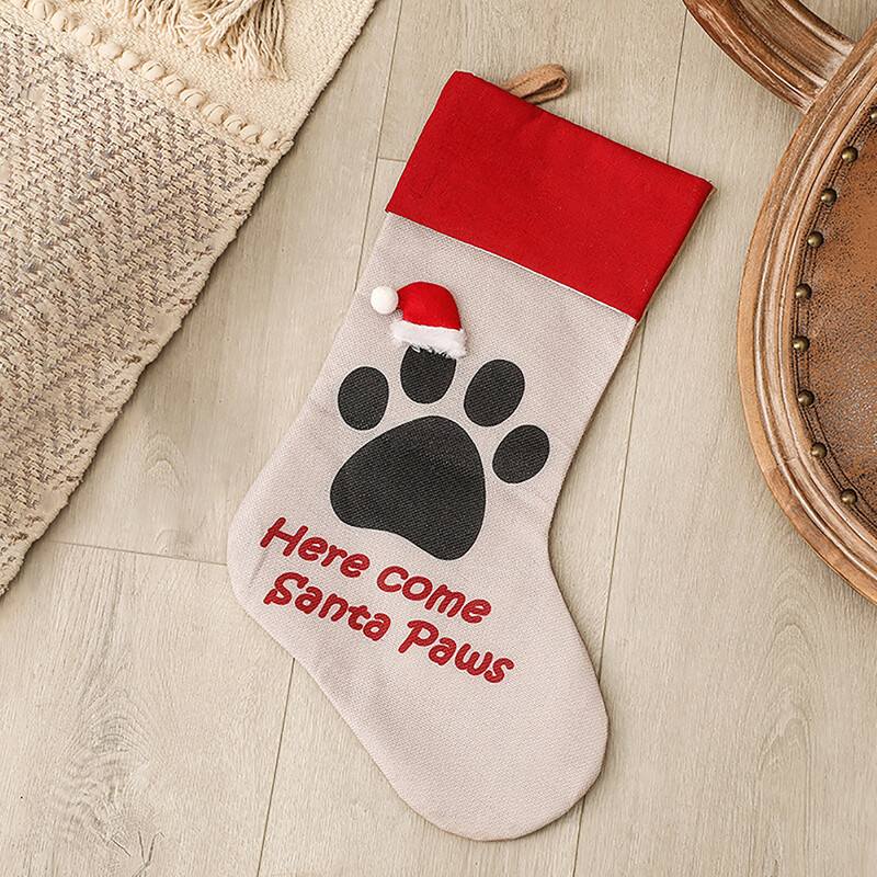 Kalėdinės didelės kojinės Papuošalai Krepšys Dovanų Papuošimai Kalėdų Vaikų Kalėdų Namai Saldainių juostelių vyniojamasis popierius