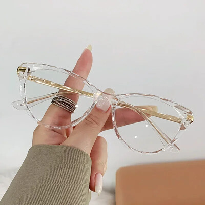Nove seksi mačkaste naočale za žene, prozirne naočale protiv plave svjetlosti, dizajnerske marke, vintage prozirne naočale, optički okvir Oculos