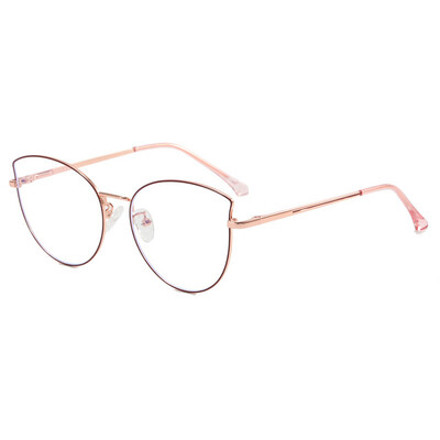 Fashion Cat Eye Anti-Blue Light Επίπεδα Γυαλιά Γυναικεία Γυαλιά Απλό Λεπτό Σκελετό Γυαλιά Διαφανή Anti Blue Light Γυαλιά υπολογιστή