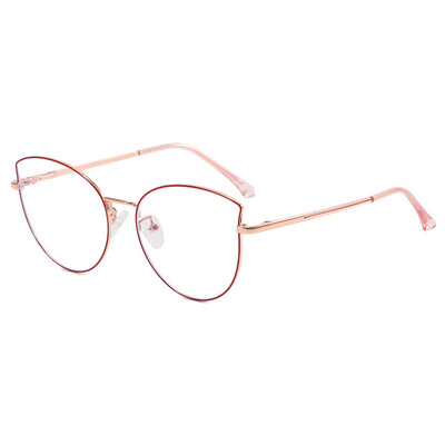 Fashion Cat Eye Anti-Blue Light Επίπεδα Γυαλιά Γυναικεία Γυαλιά Απλό Λεπτό Σκελετό Γυαλιά Διαφανή Anti Blue Light Γυαλιά υπολογιστή