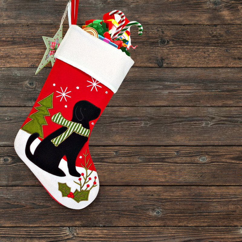 Ciorapi de Crăciun de desene animate, pisică, câine, șosete, geantă de cadouri, geantă de bomboane pentru decorarea copacului