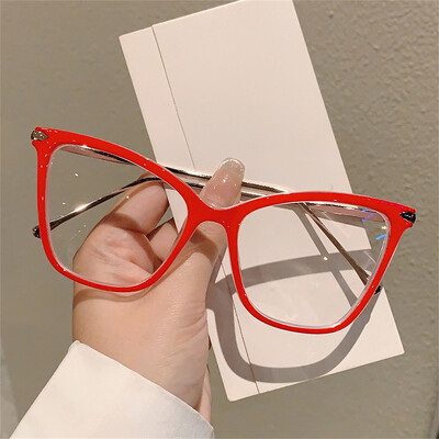 KLASSNUM 2024 nauji kačių akių akiniai, moteriški, madingi anti-mėlyni šviesūs akiniai, stilingi prekės ženklo nereceptiniai akiniai