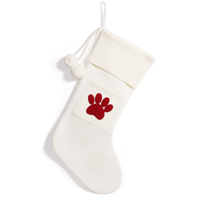 Γράμματα χριστουγεννιάτικη κάλτσα Νέα πλεκτά στολίδια κρεμαστό χριστουγεννιάτικο δέντρο για το σπίτι Χριστουγεννιάτικο δώρο νιφάδα χιονιού αλφάβητο Χριστουγεννιάτικες κάλτσες