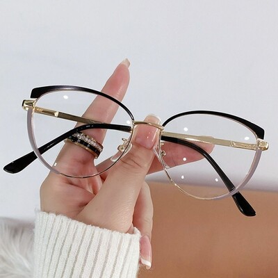 Udobne naočale protiv plavog svjetla koje blokiraju plavu svjetlost Zaštita za oči Metalne četvrtaste naočale Ultralake računalne naočale Uredske