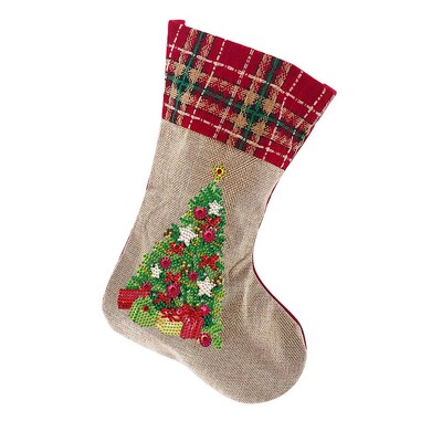 Ziemassvētku Zeķes Zeķes Dāvanas Konfekšu maisiņš Alnis Ziemassvētku eglītes Briežu apdruka Kabatas piekarināmais rotājums Jaungada Ziemassvētku rotājumi