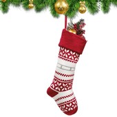 Μάλλινες χριστουγεννιάτικες κάλτσες Elk Snowflake Design Κάλτσες Στολίδια Φωτεινά χρώματα Πλεκτές κάλτσες Χριστουγεννιάτικα διακοσμητικά για