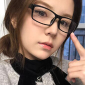 Retro skaitymo akiniai moterims, juodai mėlynai šviesą blokuojantys akiniai kvadratiniai rėmeliai optiniai akiniai Harajuku akiniai