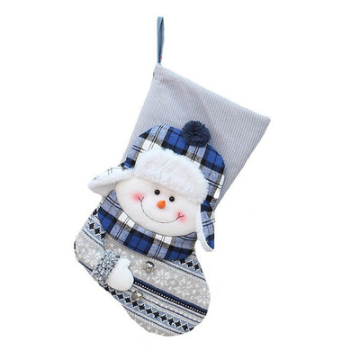 2025 Πρωτοχρονιάτικες κάλτσες δώρων Χριστουγεννιάτικες κάλτσες Κάλτσα κούκλα κινουμένων σχεδίων χιονάνθρωπος δώρο Τσάντα καραμέλα Τσάντα για διακόσμηση δέντρου