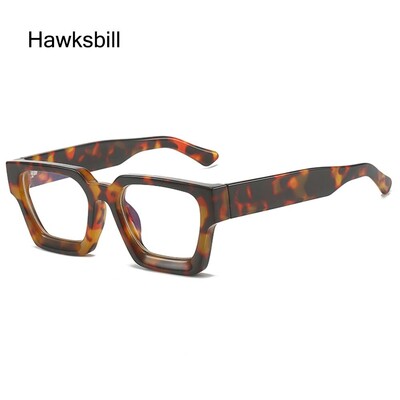 2023 Box Thick Edge Prilliraam Euroopa ja Ameerika mood INS Prillid Retro Trend Anti Blue Light Lame peegel