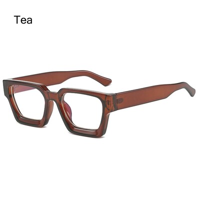2023 Box Thick Edge Prilliraam Euroopa ja Ameerika mood INS Prillid Retro Trend Anti Blue Light Lame peegel