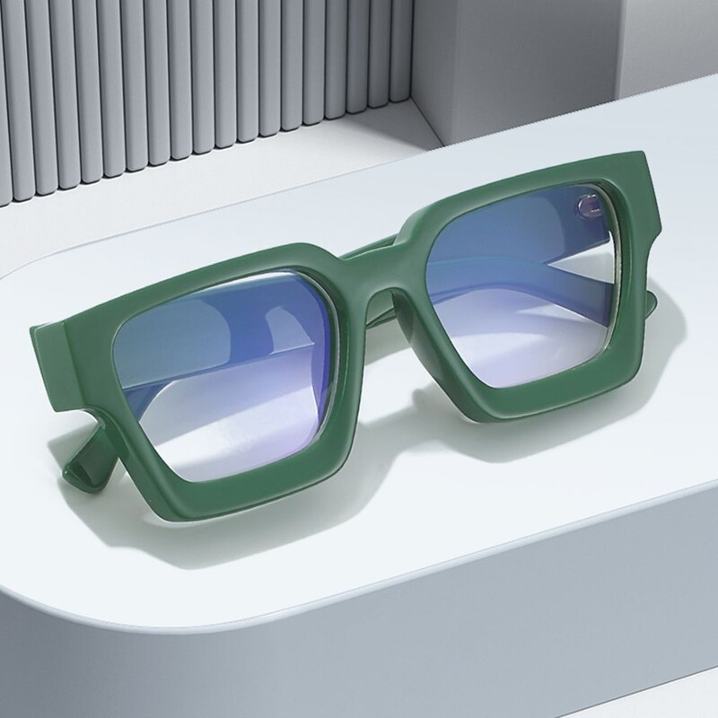 2023 Box Thick Edge Prilliraam Euroopa ja Ameerika mood INS Prillid Retro Trend Anti Blue Light Lame peegel