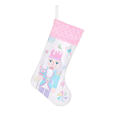 Χριστουγεννιάτικες κάλτσες δώρου στρατιωτών καρυδιάς Παιδικές ροζ μπλε χριστουγεννιάτικες κάλτσες καραμέλα τσάντα Καλά Χριστούγεννα για το σπίτι Κρεμαστό Δώρο Πακέτο 2025