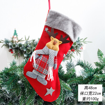 1PC 2025/43 Styles Χριστουγεννιάτικες μεγάλες μπότες Διακοσμήσεις για χριστουγεννιάτικο δέντρο Τσάντα καραμέλα Άγιος Βασίλης Άλκη Χιονάνθρωπος Χριστουγεννιάτικη κάλτσα